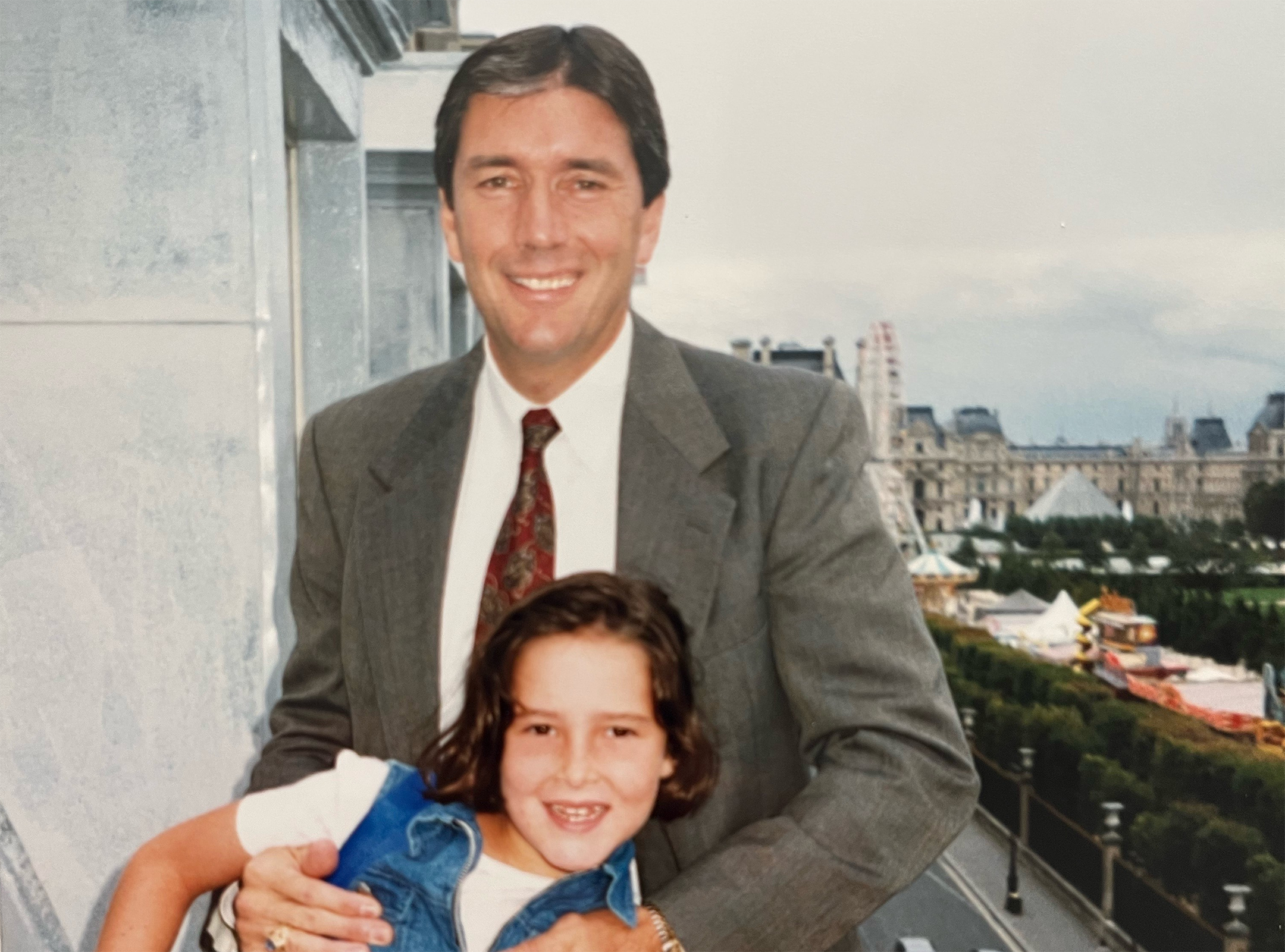 Laura Raines and her stepfather Ron