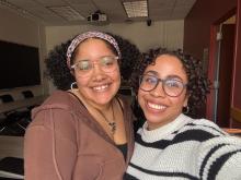 Kristin Ferreras Lora (right)